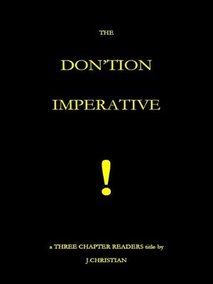 cover image of The Don'tion Imperative